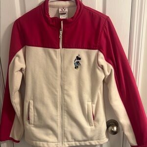 Disney Pink and White Fleece Jacket